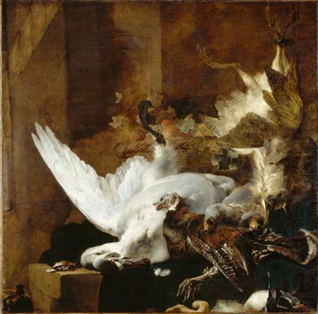 Still Life with a Dead Swan, Jan Baptist Weenix